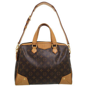 Louis Vuitton Monogram Leather Brown Retiro Bag